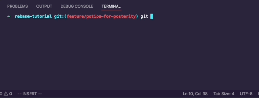 git rebase interactive fixup